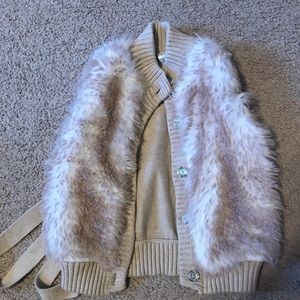 Gymboree Girls Fur Vest